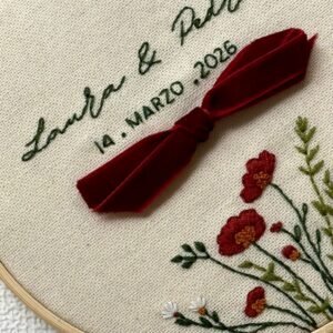 BASTIDOR PORTA ALIANZAS FLORAL